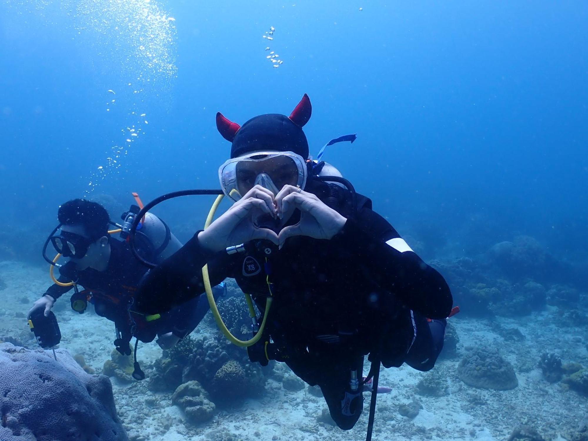 Aojing Diving Resort澳鲸潜水温泉店 Homestay Dauin